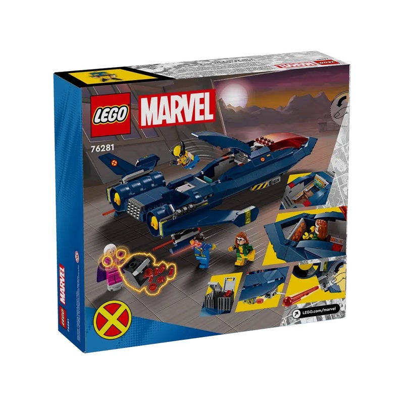 LEGO - Marvel X-Men X-Jet 359 Pieces - 76281 - Image 2