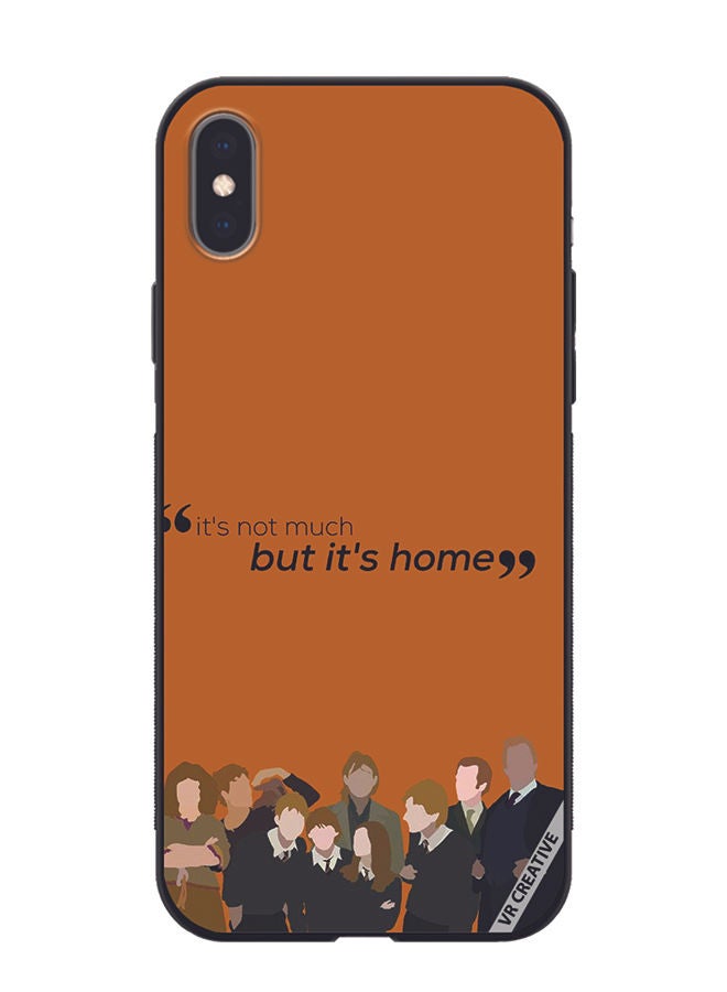 VR CREATIVE Protective Case Cover For Apple iPhone XS Max Its Not Much But Its Home Design Multicolour - Image 1
