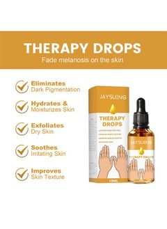 Jaysuing Therapy Drops Whitening Hand Knuckle Glow Serum, Restoring Hand Treatment, Moisturizing, Exfoliates and Reduces Unbalanced Pigmentation, for Removing Dark Knuckle Elbow, Brighter, Firmer Skin  - Image 3
