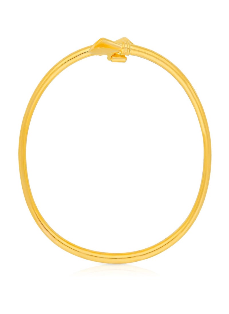 Malabar Gold and Diamonds 22k 916 Purity Malabar Gold Bangle DZBN127Y23  - Image 3