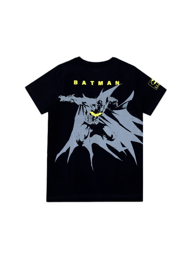 Warner Bros. Batman  Boy's Short Sleeve 100% Cotton T-Shirt - Image 3