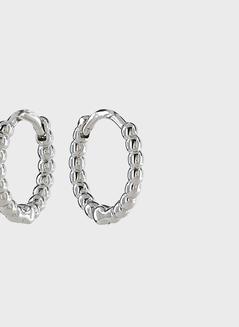 لوف اي جاي أقراط خطافية مصقولة