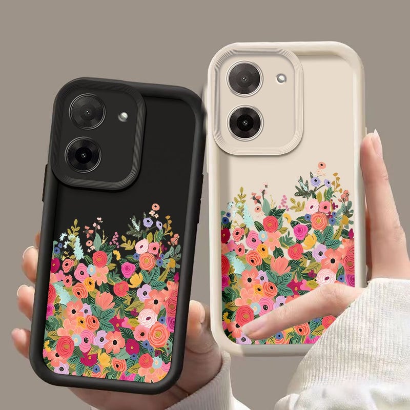 Black Soft TPU Phone Case For Moto G85 5G Stylish Pattern Protective Cover - Image 3
