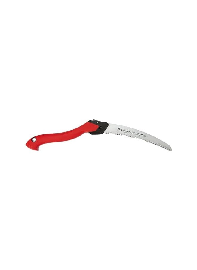 CORONA - Tools 10 Inch Razortooth Folding Pruning Designed For Single Use Curved Blade Hand Saw Cuts Branches Up To 6 Inch In Diameter Rs16150 Red - Image 1