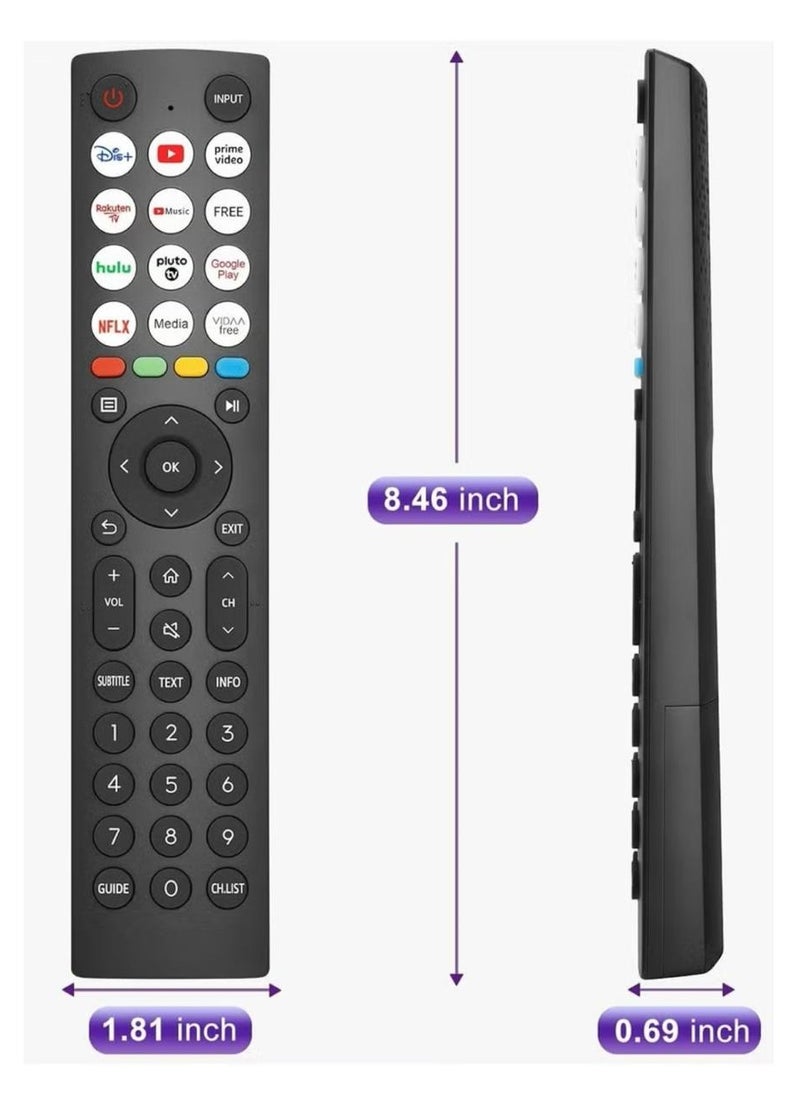 Hisense - NEW HISENSE REPLACEMENT REMOTE CONTROL FOR HISENSE SMART TV'S - Image 1