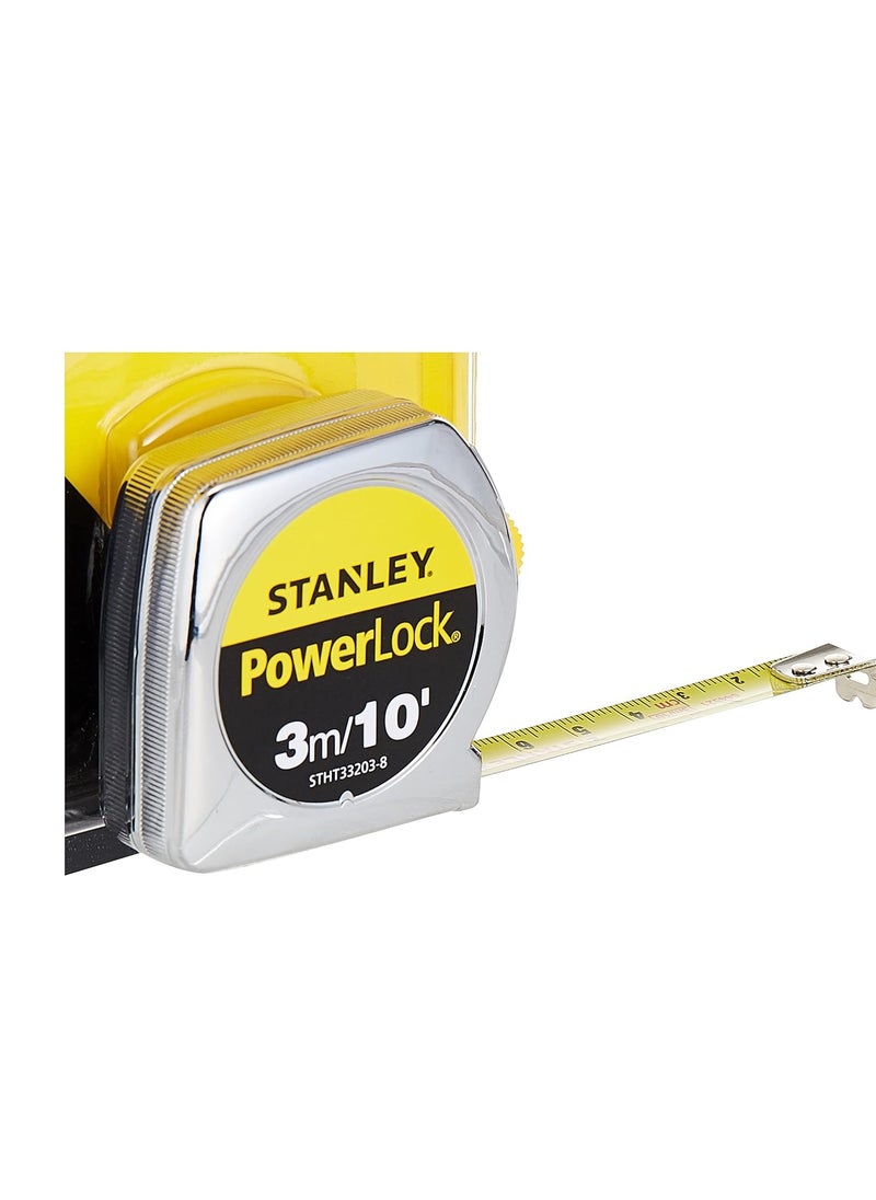 Stanley Power Lock Tape Measure 3m/10"  - Image 2