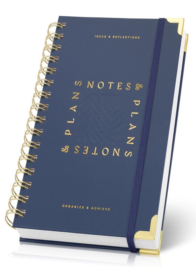 ZICOTO Aesthetic Daily Planner And Notebook With Hourly Schedule -Beautiful Spiral To do List Notepad For Work/Home to Organize Tasks And Appointments - Stylish School/Office Supplies Book For Women - Image 1