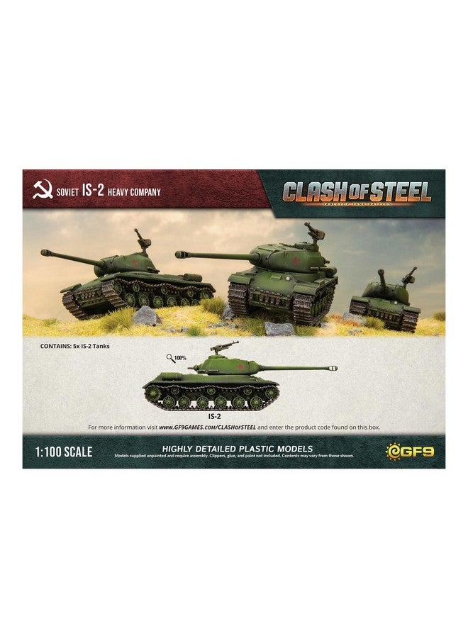Gale Force Nine Gale Force Nine Clash of Steel: Tabletop Tank Battles - Soviet is-2 Heavy Company - Image 3
