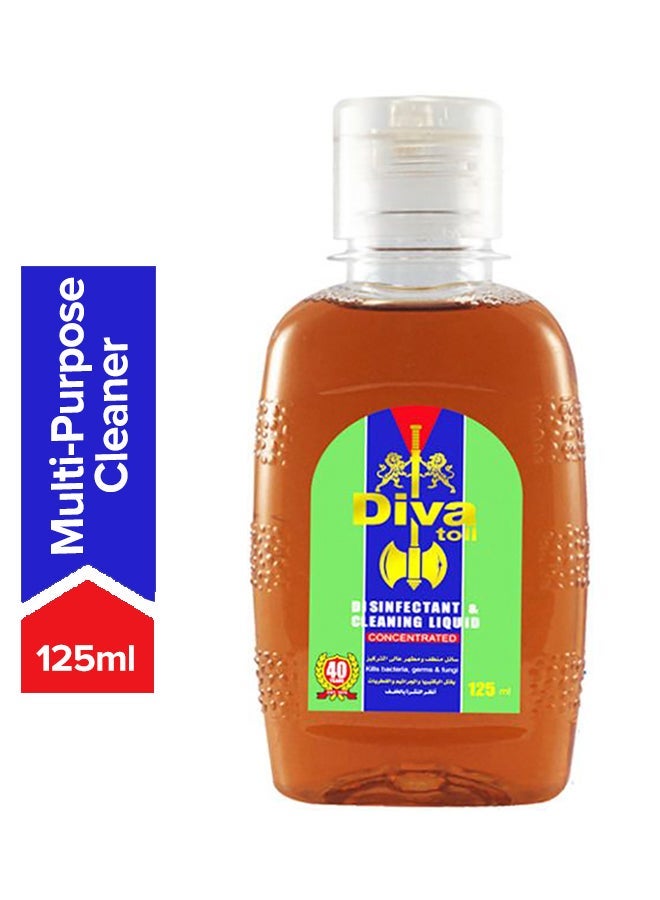 Glassy Liquid Glass And Window Cleaner With Pine Scent 600ml -Concentrated Disinfectant And Cleaner Liquid 125ml (Pack of 2) - Image 2