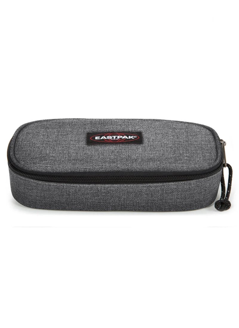 EASTPAK Oval Single Hard Pencil Case Black Denim  - Image 1