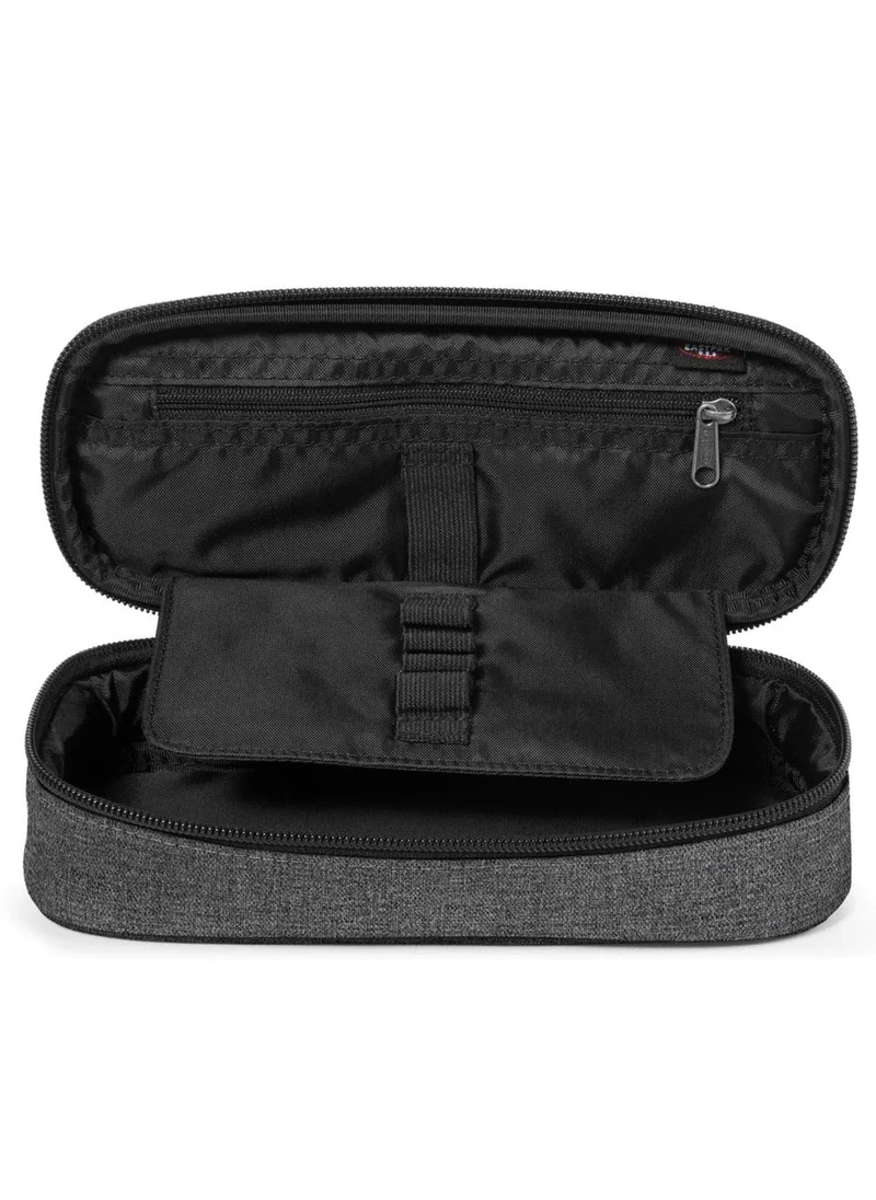 ايستباك Oval Single Hard Pencil Case Black Denim