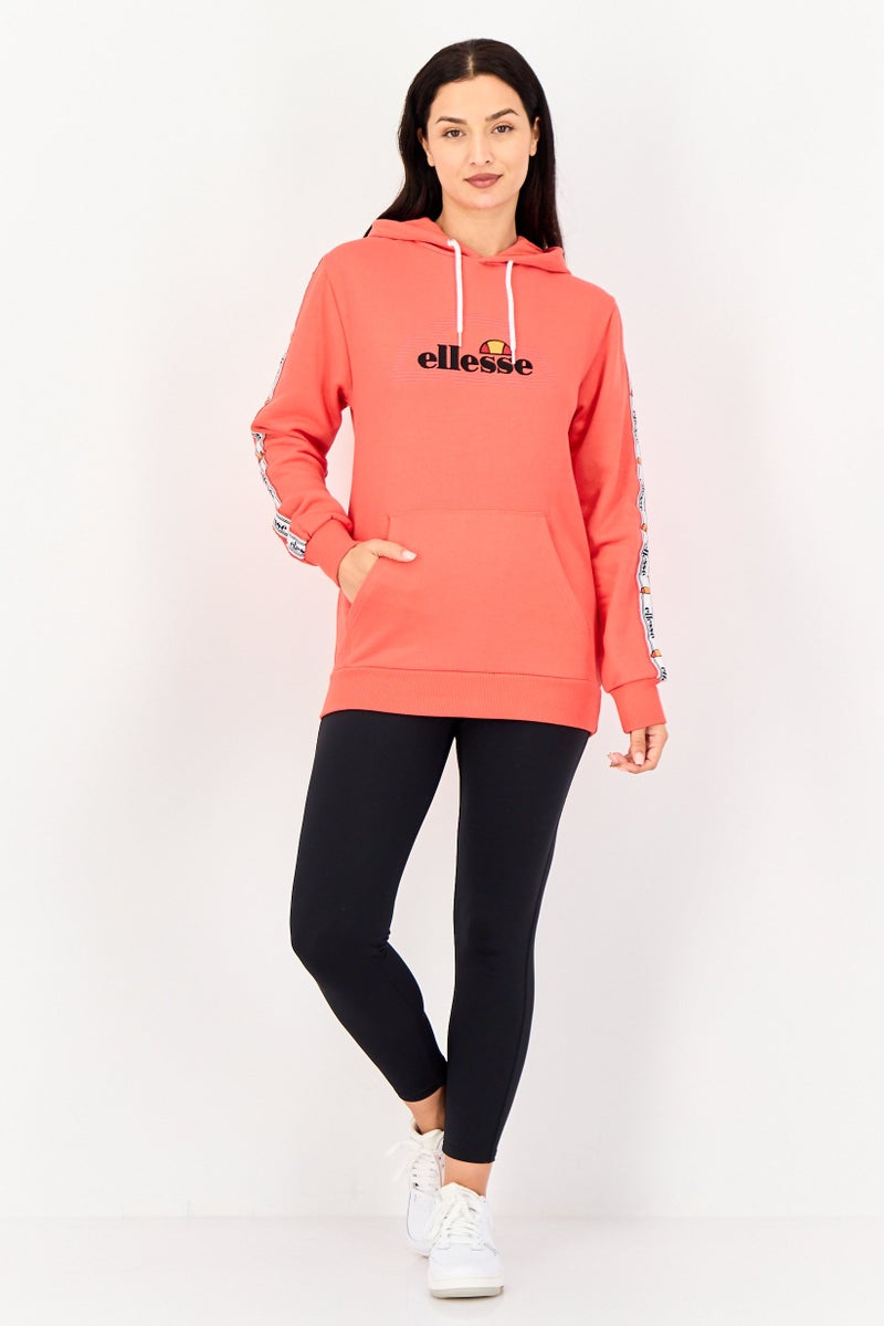 Ellesse Women Sportswear Fit Long Sleeve Outdoor Marseille Hoodie, Red - Image 3