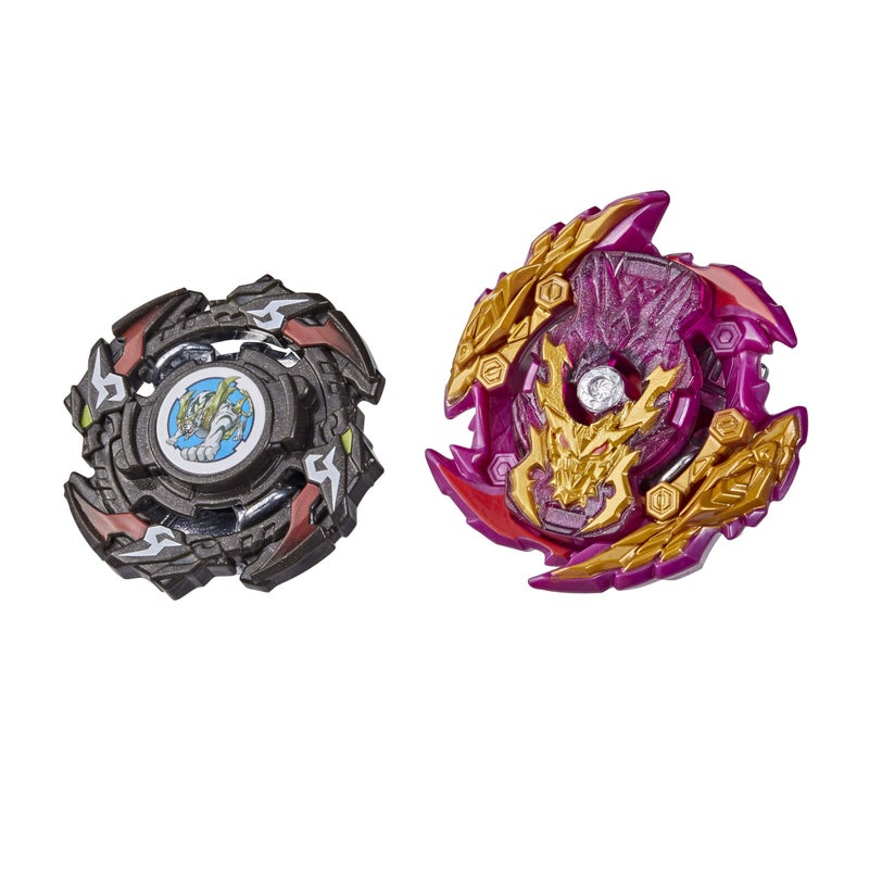 Beyblade Burst Surge Dual Collection Pack Hypersphere Zone Balkesh B5 and Slingshock Wraith Driger F Battling Game Top Toys - Image 1