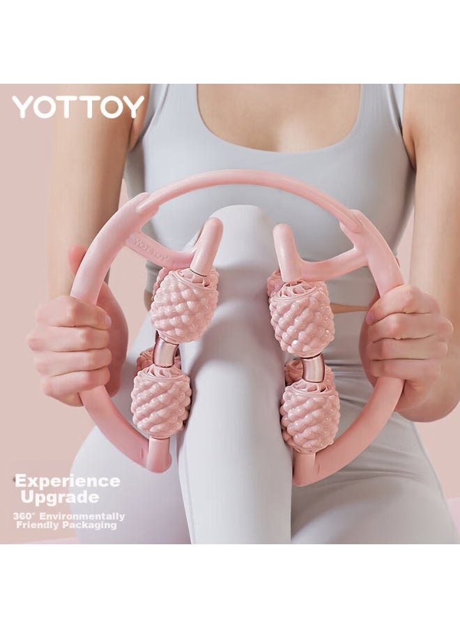 YOTTOY Yottoy Leg Massager, Circular Leg Roller, Thigh And Calf Muscle Relaxation Device, Multifunctional Foam Roller  - Image 2