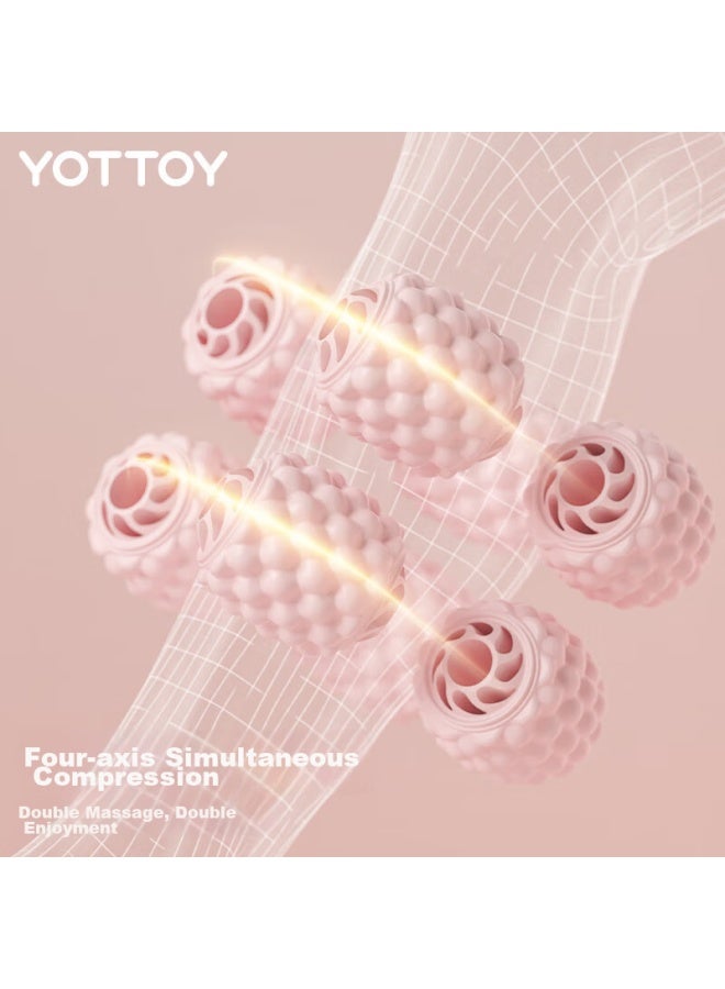 YOTTOY Yottoy Leg Massager, Circular Leg Roller, Thigh And Calf Muscle Relaxation Device, Multifunctional Foam Roller  - Image 3