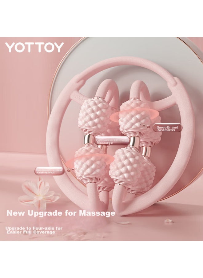 YOTTOY Yottoy Leg Massager, Circular Leg Roller, Thigh And Calf Muscle Relaxation Device, Multifunctional Foam Roller  - Image 1