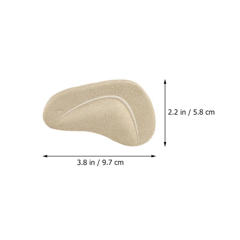 Flatfoot Correction Gel Insoles 4 Pairs Blue Apricot Black Adhesive Arch Support - Image 3