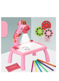 Generic Colorful Drawing  Erasable Doodle Board for kids. with Projection Lamp Educational Toys  - Image 1
