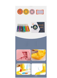 Generic Colorful Drawing  Erasable Doodle Board for kids. with Projection Lamp Educational Toys  - Image 4