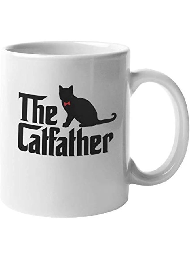 Spoil Your Wall أفضل هدايا مضحكة لعشاق القطط - هدية لأب القط الأسود - كوب قهوة وشاي للقط المجنون من Spoil Your Wall - Image 1
