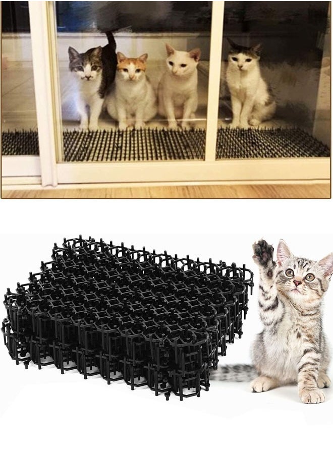 Generic - Cat Deterrent Mat Cat Repellent with Spike Scat Mat for Kitten Coverage Digging Deterrent Training Network for Animals Indoor Outdoor - Image 1