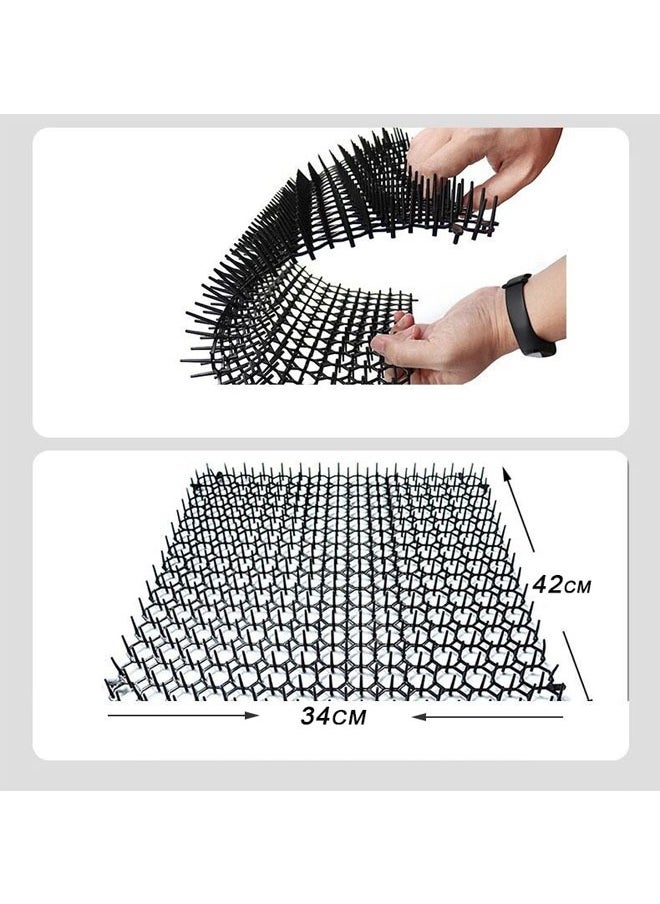 Generic - Cat Deterrent Mat Cat Repellent with Spike Scat Mat for Kitten Coverage Digging Deterrent Training Network for Animals Indoor Outdoor - Image 1