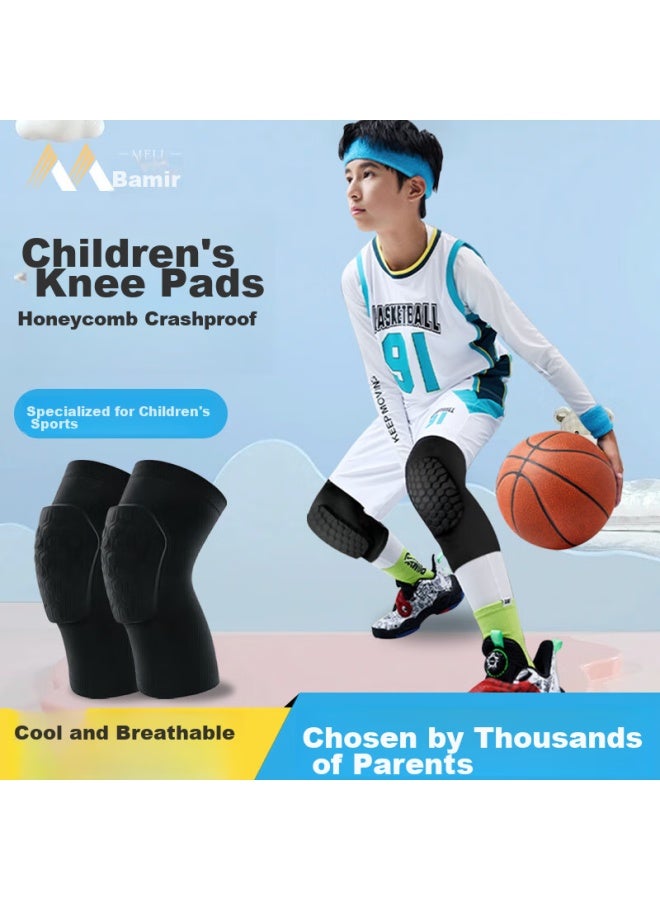 Bamel Baimeier Children's Knee Pads, Sports Basketball Running Summer Professional Protective Gear, Anti-collision Fall Knee And Leg Guards - Image 1
