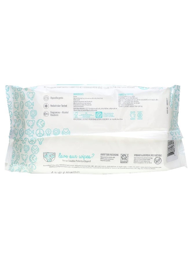 Seventh Generation, Sensitive Protection Cleansing Baby Wipes, 64 Wipes - Image 2