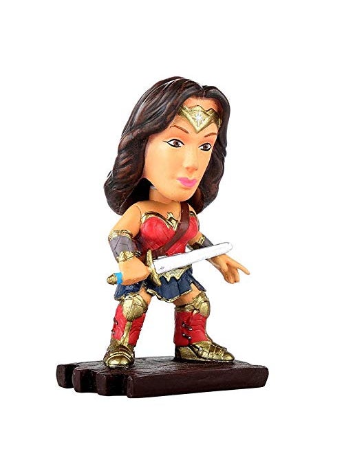 Wowheads Wowheads Wonderwoman Small BH Standing Polystone Natural Color Figurines ( Size 3 x 3 x 4 inch )  - Image 3