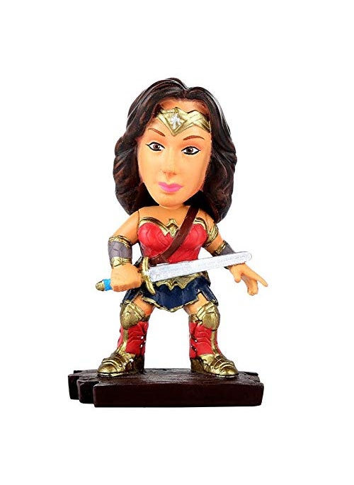 Wowheads Wowheads Wonderwoman Small BH Standing Polystone Natural Color Figurines ( Size 3 x 3 x 4 inch )  - Image 1