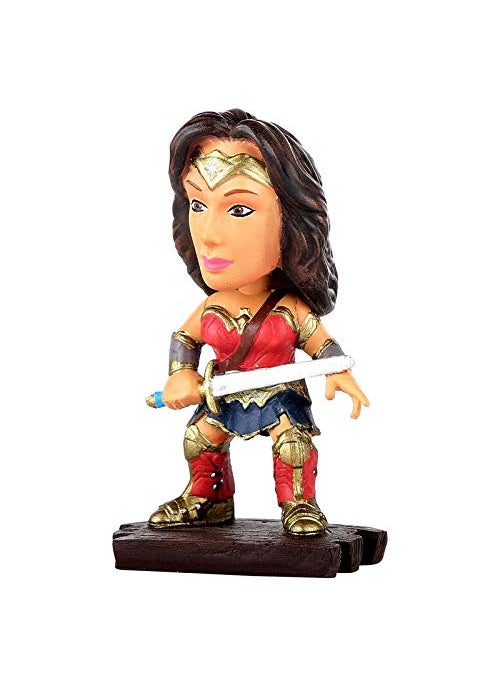 Wowheads Wowheads Wonderwoman Small BH Standing Polystone Natural Color Figurines ( Size 3 x 3 x 4 inch )  - Image 2