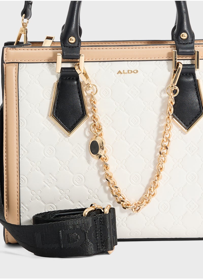 ALDO Mondiane Zip Over Satchel Bag  - Image 4