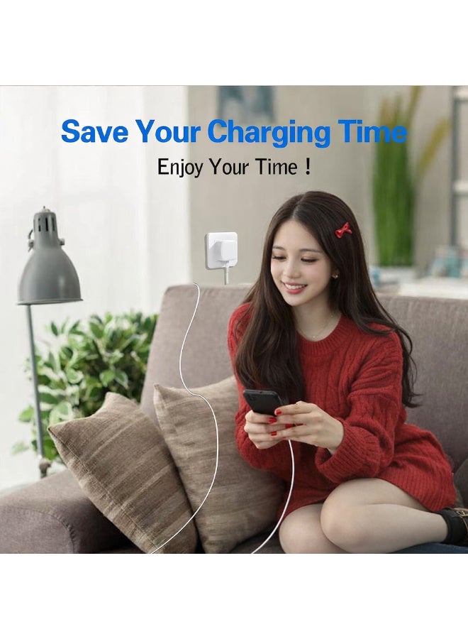 eCares® USB-C to USB-C Cable 1M, 60W Fast Charging Type-C Cable, Braided Data Sync Cord for iPhone 15/16/17, Samsung Galaxy, iPad, Google Pixel & USB-C Devices. - Image 5