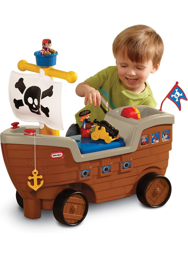 Little Tikes Play N Scoot Pirate Ship (LIT-622113) - Image 1