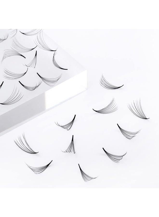 FADLASH 1000 Fans 10D Premade Volume Eyelash Extensions Mixed Tray Premade Fans Eyelash Extensions D Curl Premade Lash Fans Pointed Handmade Promade Loose Fans Thin Base (10D-0.07D,9-16mm) - Image 4