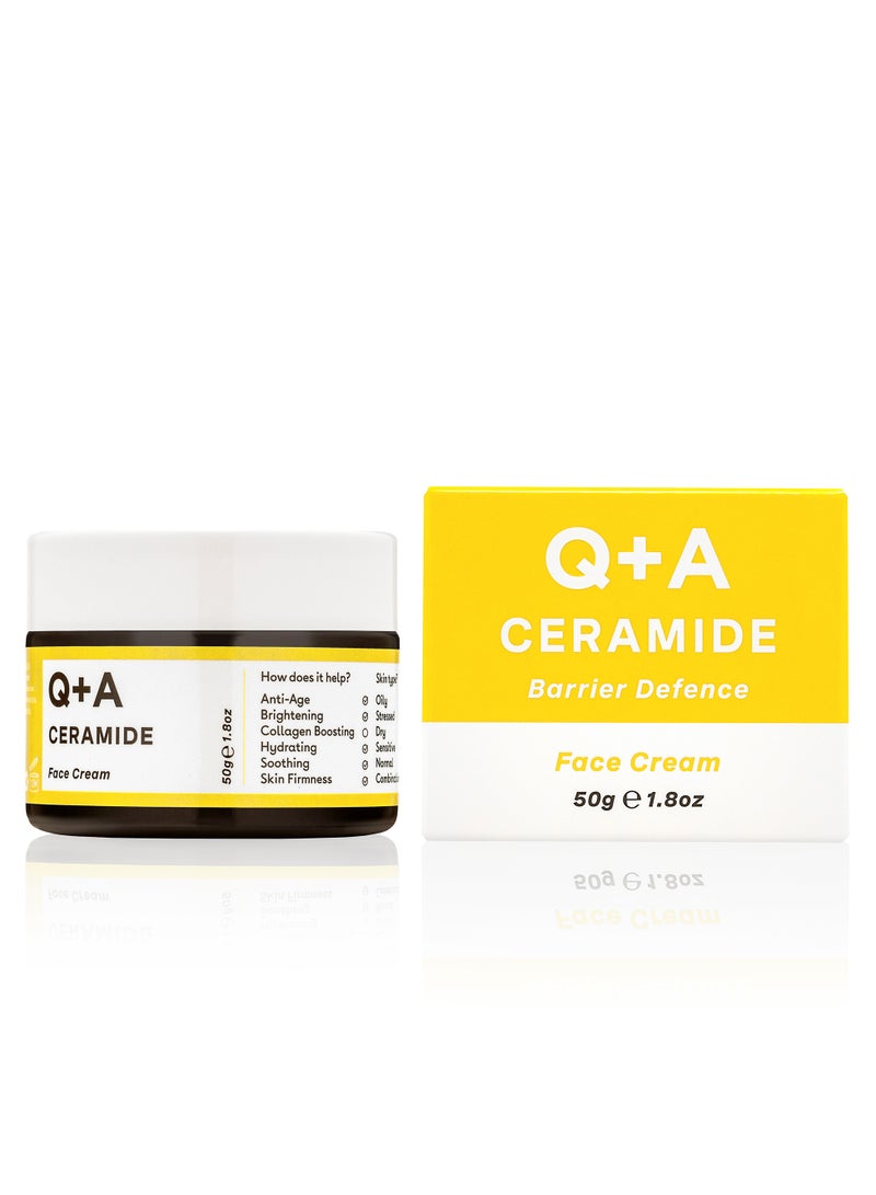 كيو+إيه سؤال وجواب كريم حماية الوجه سيراميد باريير ديفينس 50 جرام