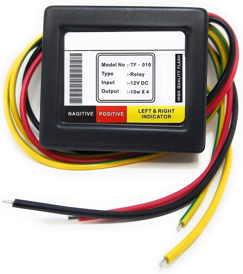 PRS TwentyMint Universal for Bike Hazard Flasher, Waterproof 16 Patterns Flasher Relay for LED/Bulb Indicators - Image 1