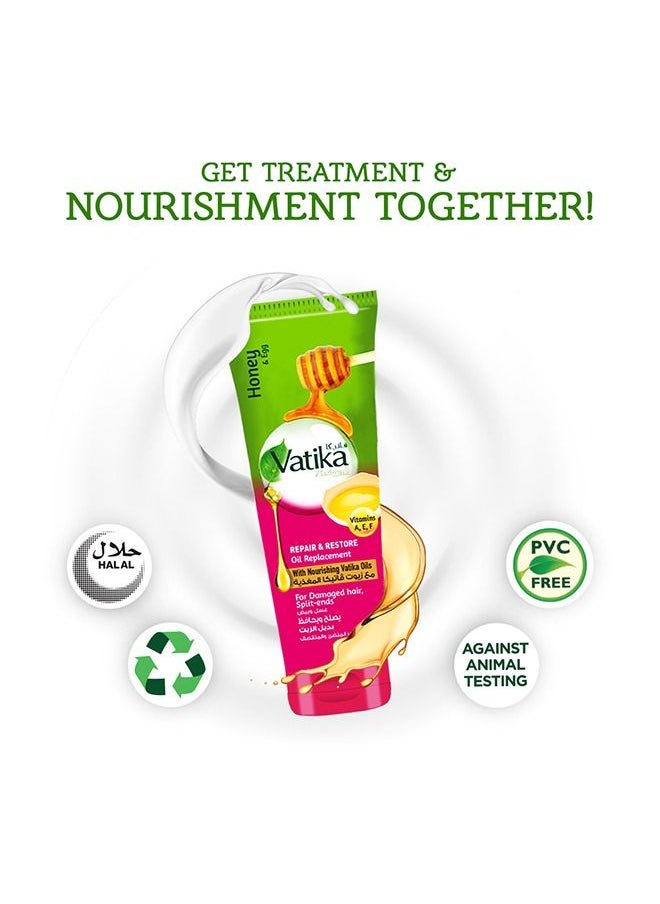 Vatika Naturals - Vatika Naturals Damaged Hair Repair | Garlic, Marrow & Castor | Non-Sticky & Non-Greasy | For Damaged & Dull Hair - 200 ml - Image 1