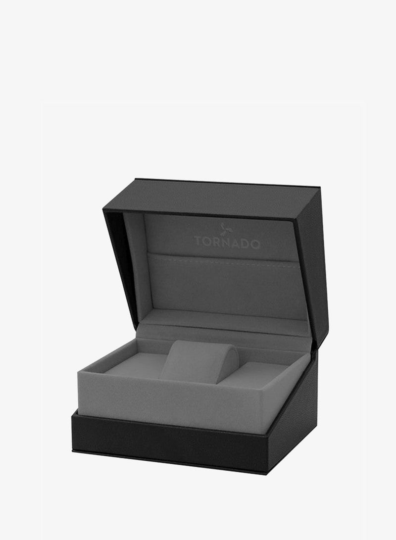 TORNADO Lumina Analog T22001-Sbshb Men'S Analog Display Watch & High Quality Solid Stainless Steel, Brushed And Polished Bracelet Strap Silver - Image 2
