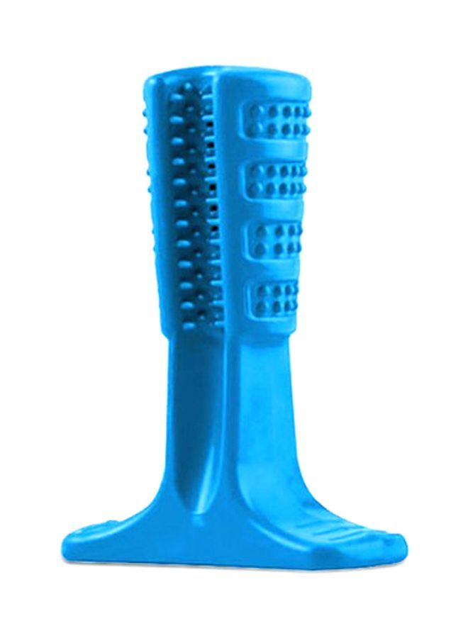 NIBEMINENT Pet Teeth Cleaning Toothbrush Toy Blue