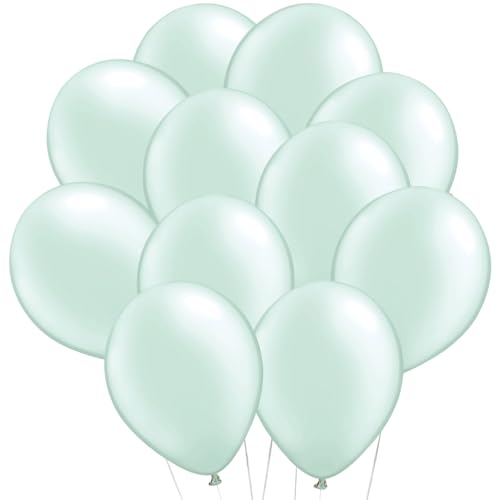 Qualatex Pioneer Balloon Company 25 Count Latex Balloon, 11", Pearl Mint Green - Image 1