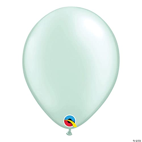 Qualatex Pioneer Balloon Company 25 Count Latex Balloon, 11", Pearl Mint Green - Image 2