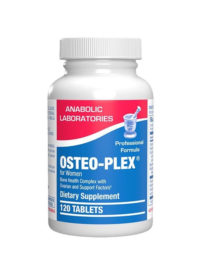 Anabolic Laboratories Osteo-Plex Bone Health Supplement for Women - Clinical Formula Bone Strength Supplement with Magnesium Calcium Vitamin D3 & Trace Minerals Complex - Easy to Swallow Gentle Tablets (120 Count) - Image 1