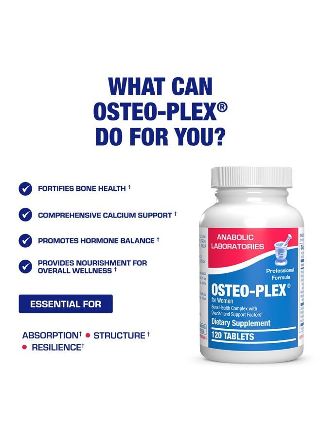 Anabolic Laboratories Osteo-Plex Bone Health Supplement for Women - Clinical Formula Bone Strength Supplement with Magnesium Calcium Vitamin D3 & Trace Minerals Complex - Easy to Swallow Gentle Tablets (120 Count) - Image 5