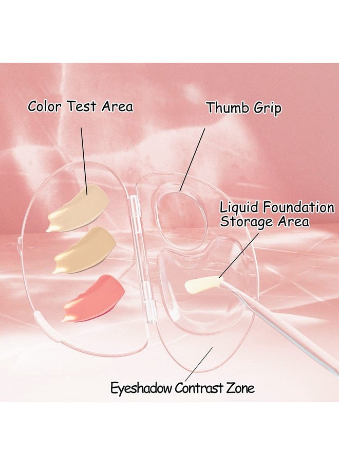 Makeup Mixing Palette Acrylic Cosmetic Palette And Spatula Upgraded Foundation Palette Foundation Mixing Tray For Makeup Artist And Beginner - pzsku/ZA58C325EDD64216A1408Z/45/_/1694503025/b87506eb-9e57-4f85-b55f-ed475aaef4d7