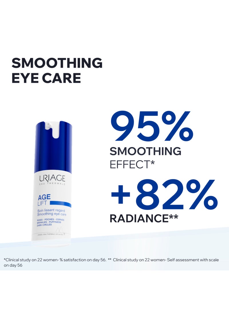 Uriage Age Lift Smoothing And Firming Eye Contour Care Reduces Wrinkles Fine Lines And Dark Circles Around the Eyes - Image 5