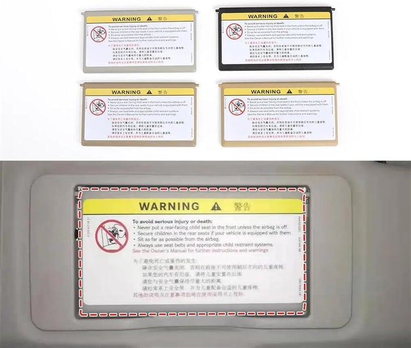 Wivplex Sun Visor Shade Mirror Cover for Mercedes-Benz C-Class W203 - Image 3