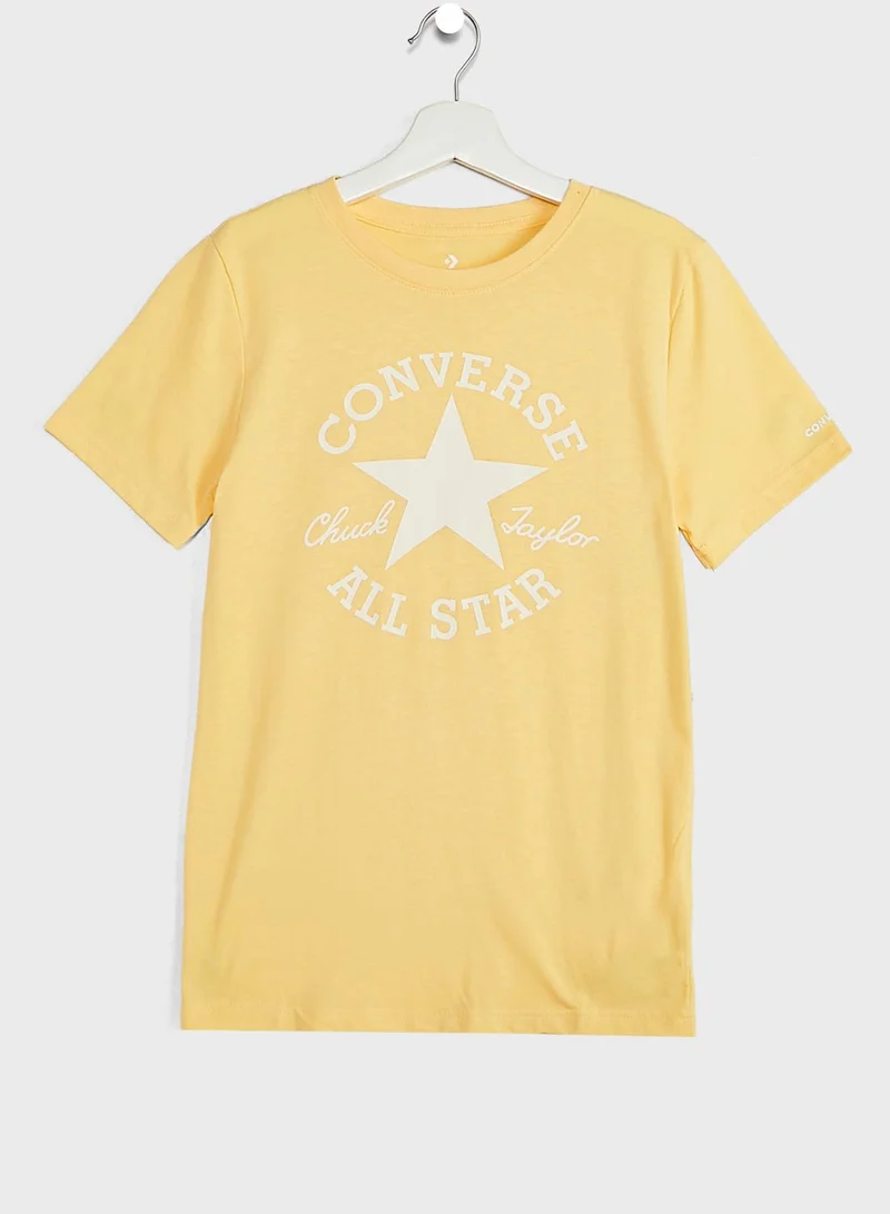 CONVERSE Youth Logo Dissected Color T-Shirt