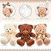 Civaner 9 Packs 8 Inch Bear Stuffed Animals Bulk Plush Bears Doll Toys for Baby Shower Graduation Birthday Wedding Christmas Decorations Party Favor GiftBright Color - Image 4