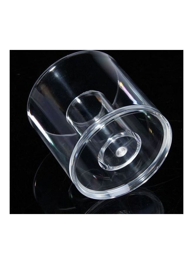 NIBEMINENT - Transparent Round Cotton Bud Case - Image 1
